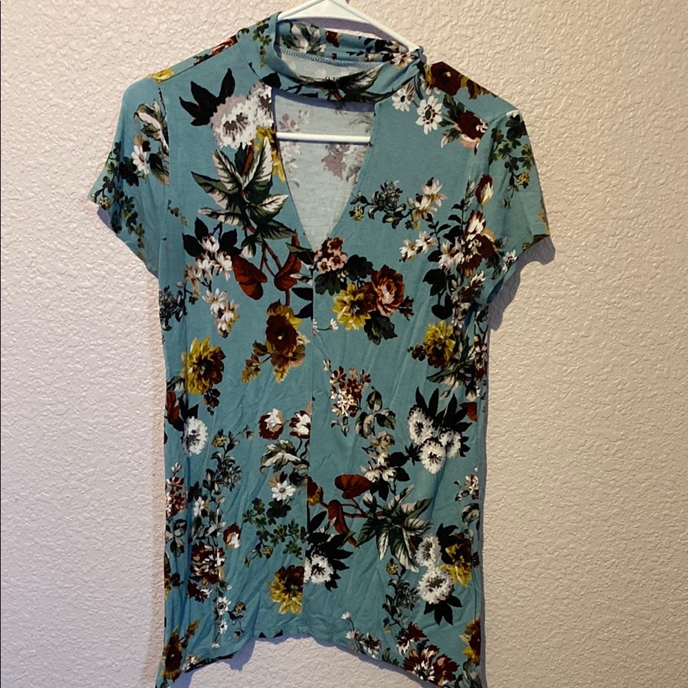 Floral Print Women's Top